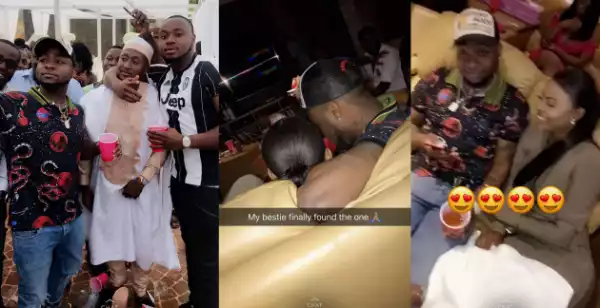 Davido steps out publicly with mystery lady in Ghana and they made out…